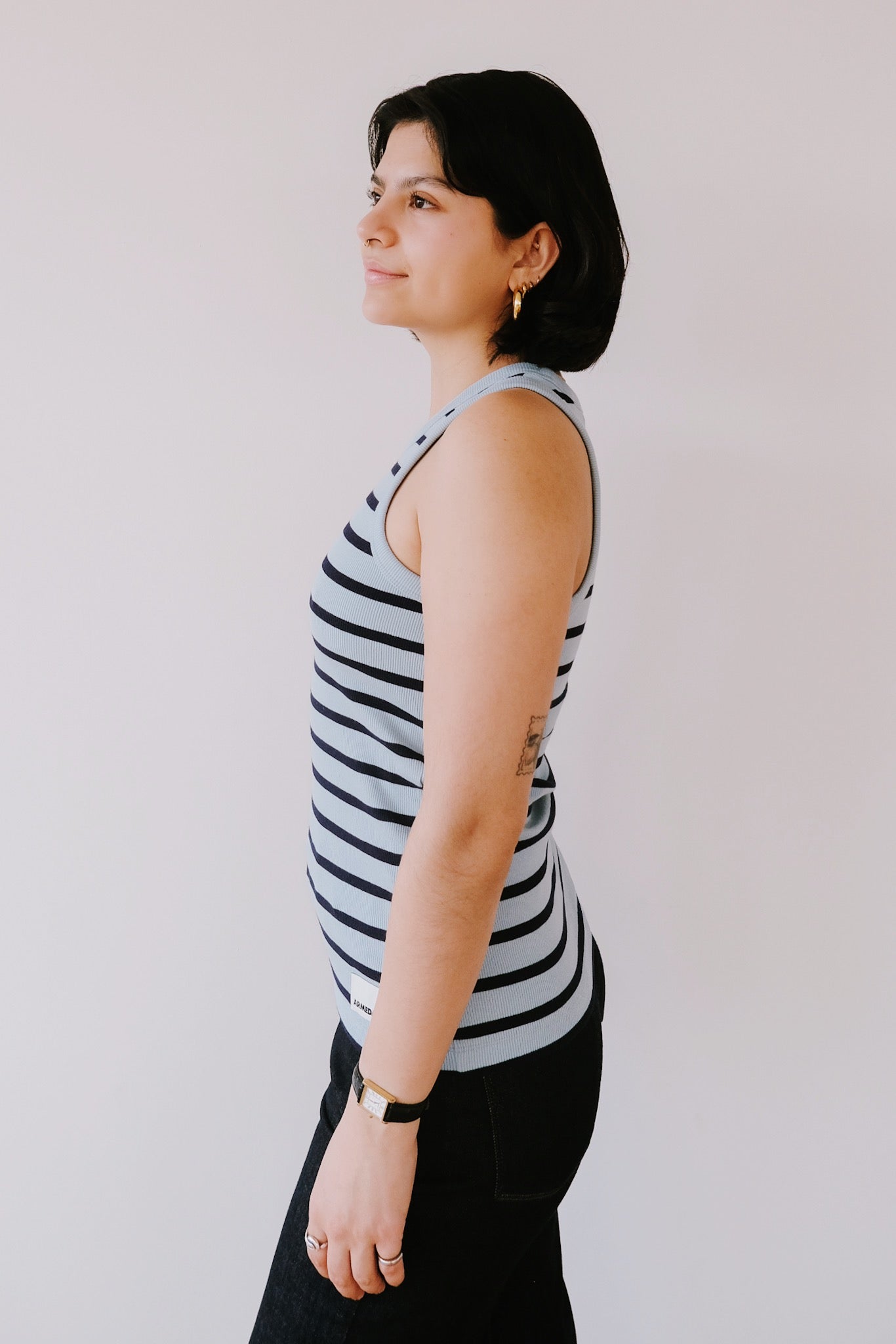 Tank Top - Kanitaa - Blue glow / Tinted Navy - collab zürich