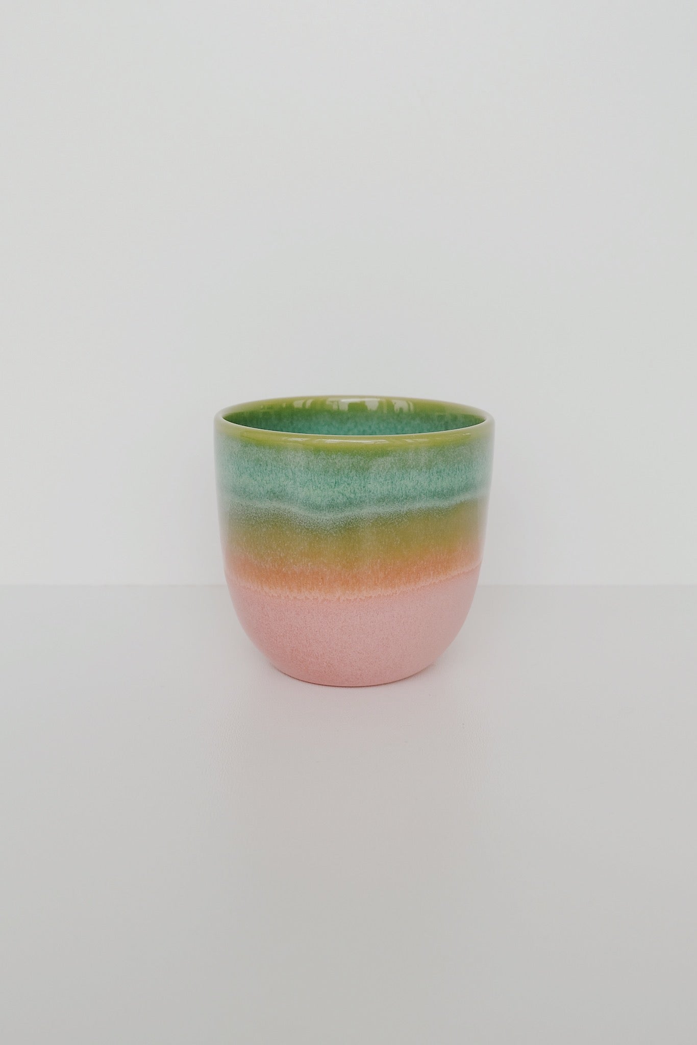 Cup - Gradient - Green / Pink - collab zürich
