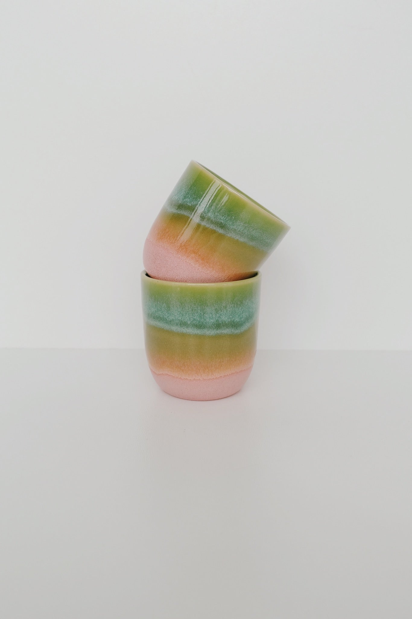 Cup - Gradient - Green / Pink - collab zürich