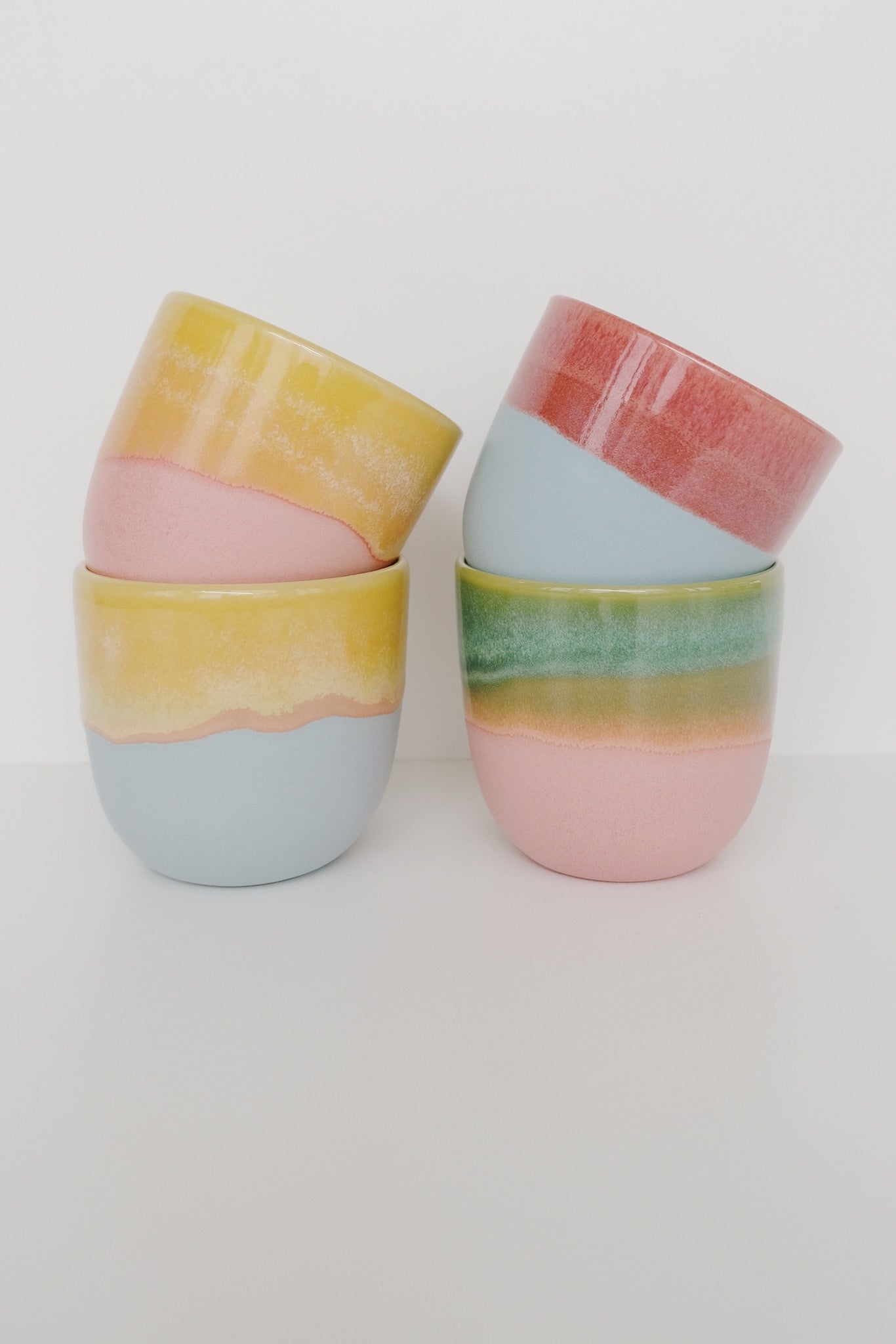 Cup - Gradient - Green / Pink - collab zürich