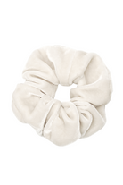Scrunchie - MEDINA velvet silk - white - collab zürich