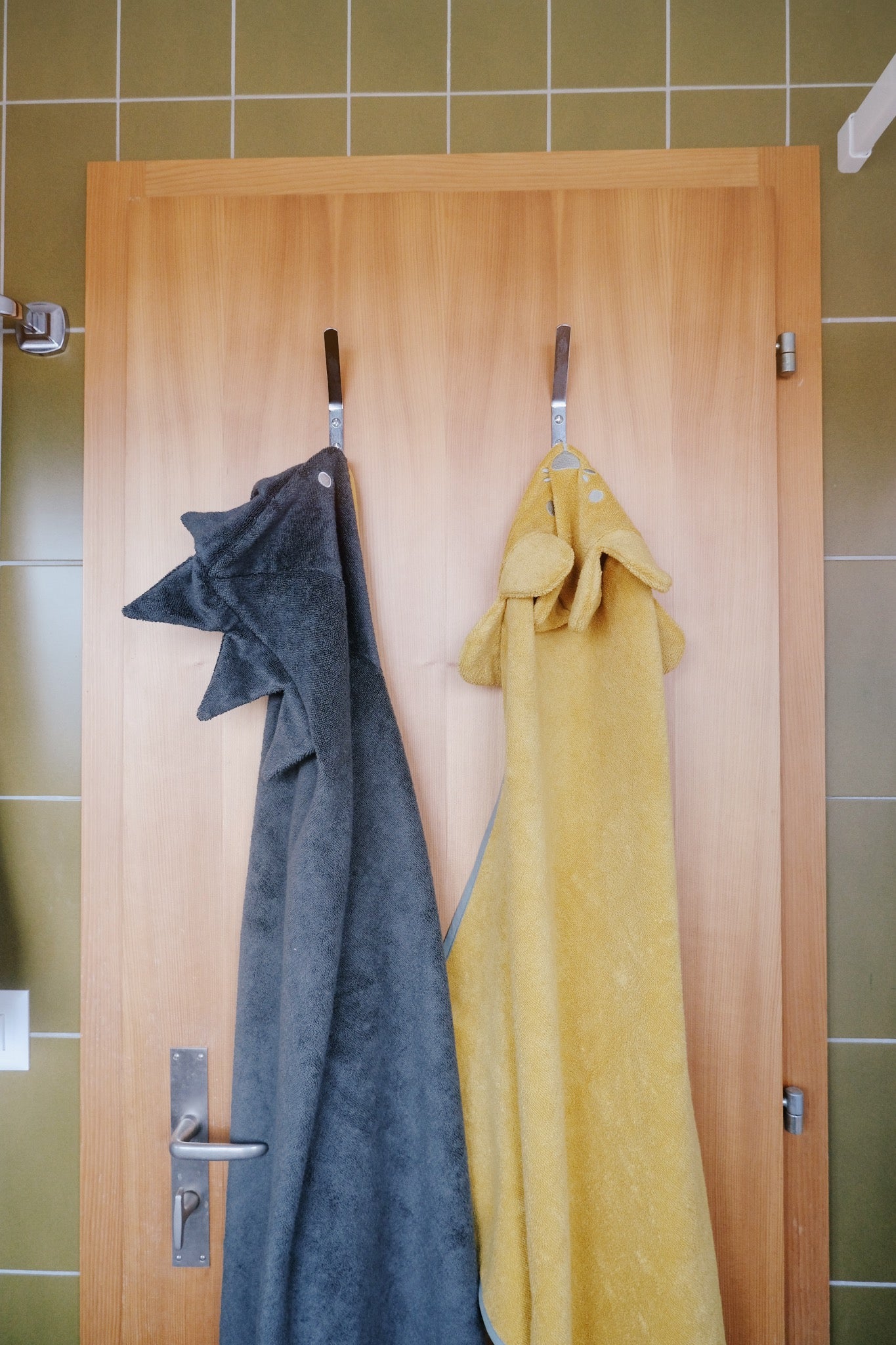 Hooded Towel - Lion - Mustard Yellow - collab zürich