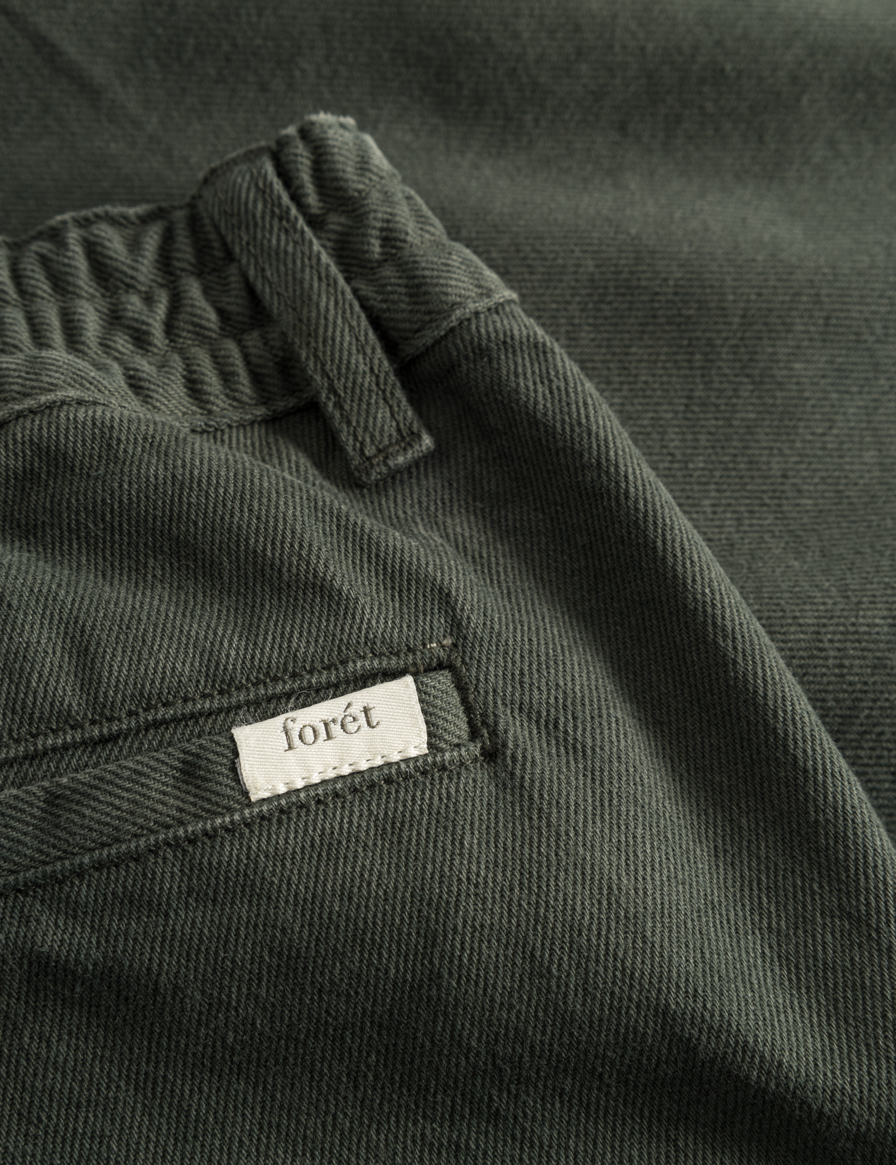 Pants - Clay - Dark moss - collab zürich