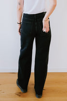Jeans - Barrel Minimal Stretch - ASH - Black Denim - collab zürich