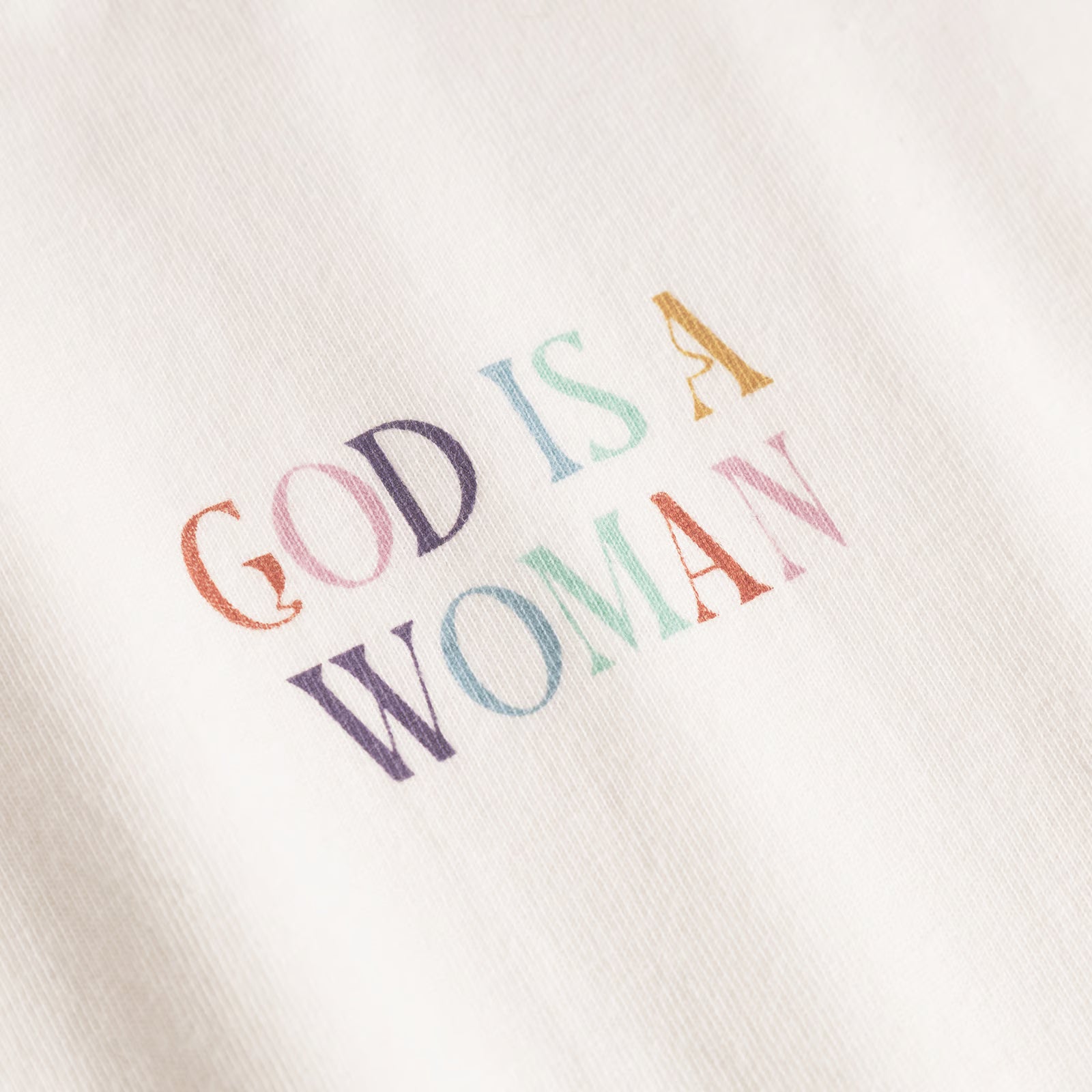 T-Shirt - Vadstena - God Is A Woman Off-White - collab zürich