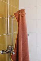 Hooded Towel - Bear - Rust - collab zürich