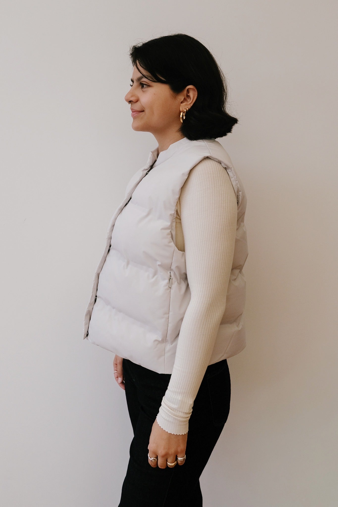 Puffer Vest - Pounce - Bone - collab zürich
