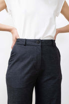 flanell pants - emil - anthracite - collab zürich