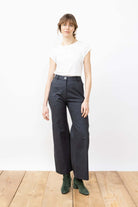 flanell pants - emil - anthracite - collab zürich
