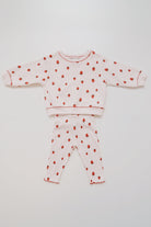 Baby Sweatshirt & Pants Set - Strawberry Fields - collab zürich