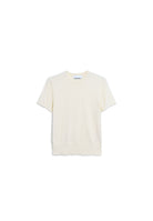 Fine Short-Sleeved Knit Sweater - Oatmilk - collab zürich