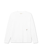 longsleeve - flower - white - collab zürich