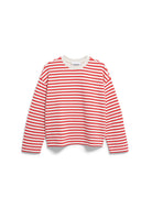 Sweatshirt - Frankaa Maarlen Stripe Sweat - Undyed / Mars Red - collab zürich