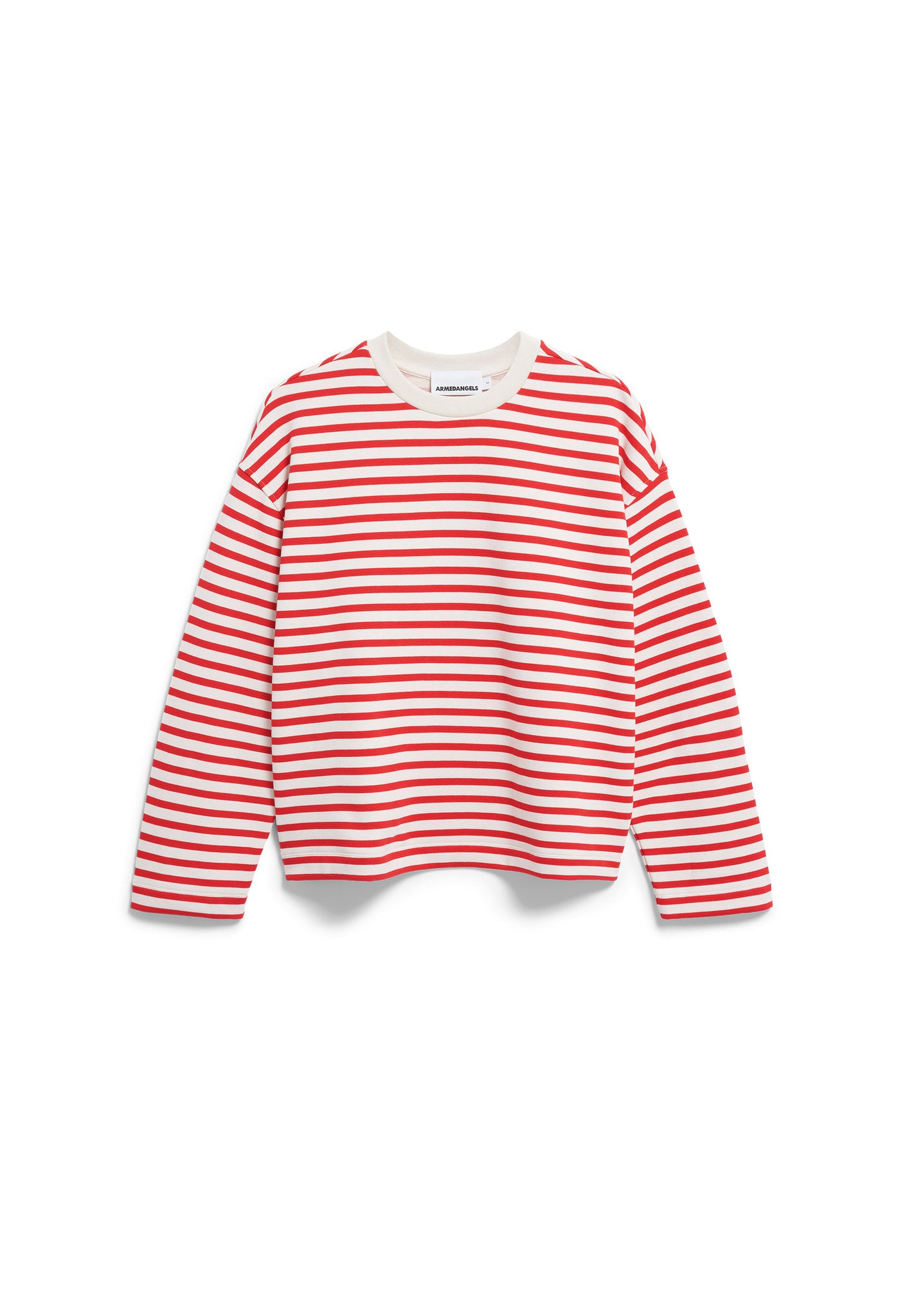 Sweatshirt - Frankaa Maarlen Stripe Sweat - Undyed / Mars Red - collab zürich