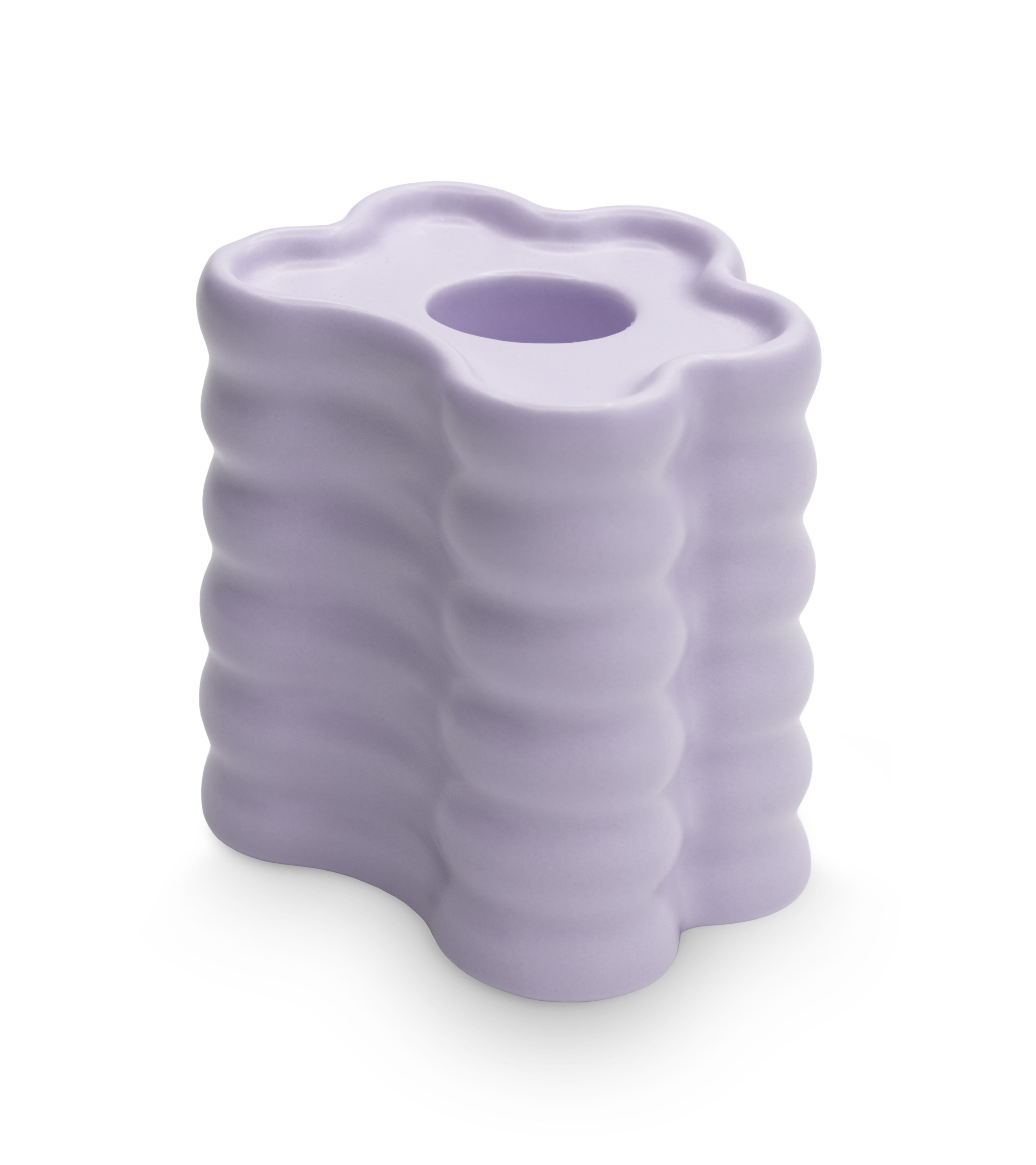 Candle Holder - Flora Large - Lilac - collab zürich