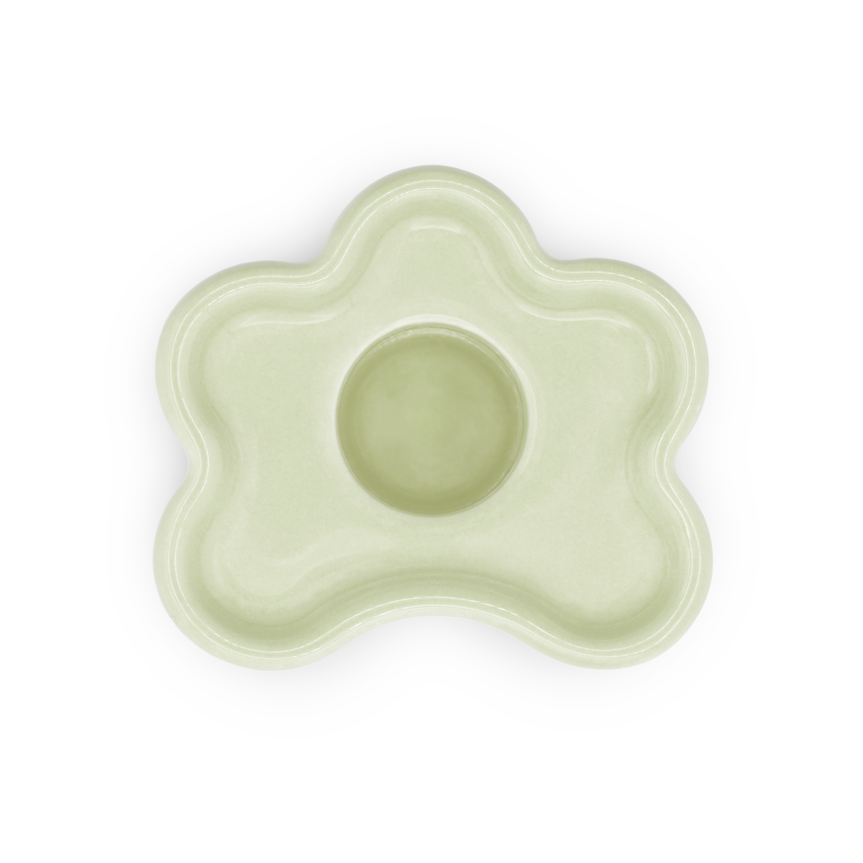 Candle Holder - Flora Small - Mint - collab zürich