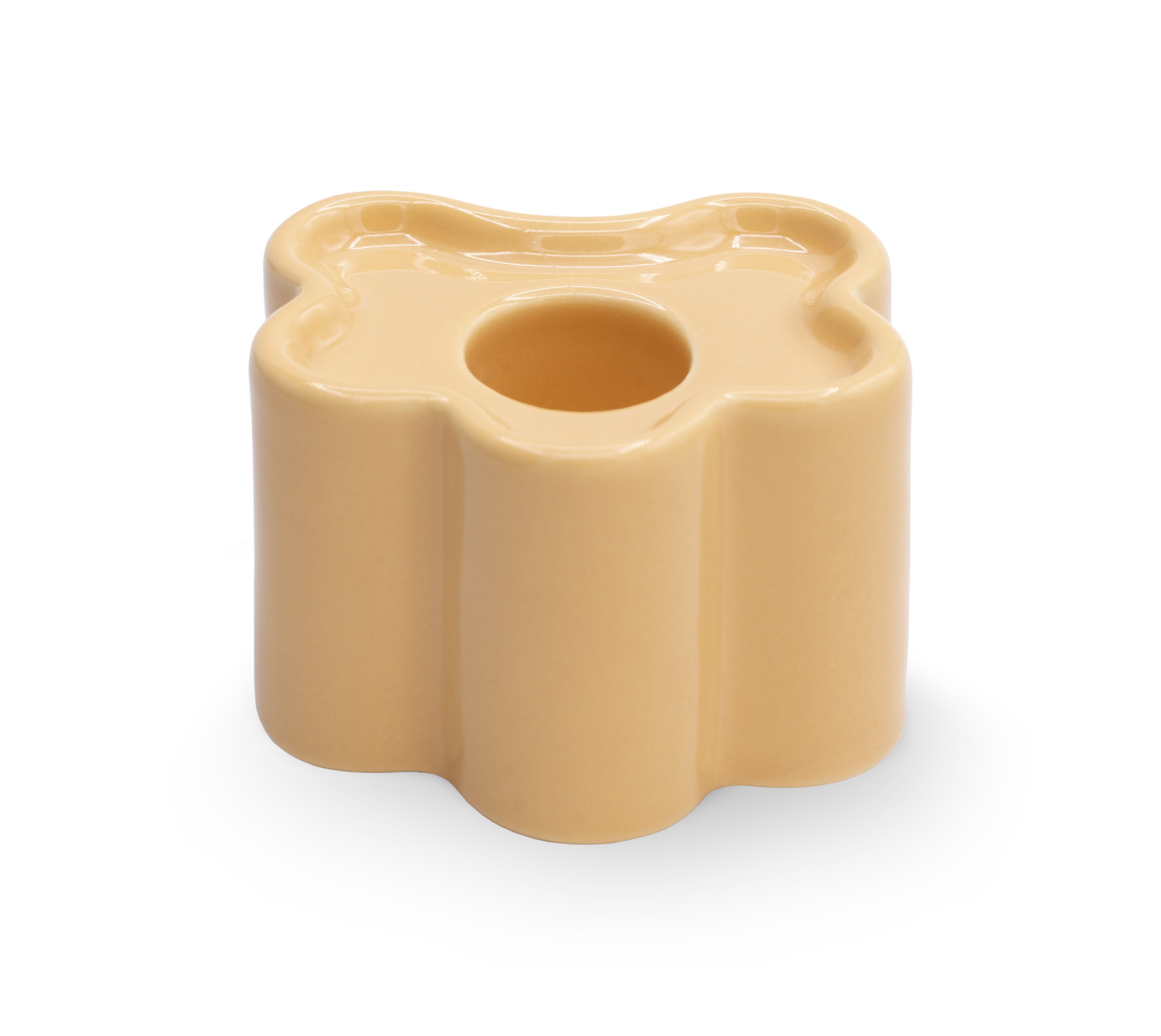 Candle Holder - Flora Small - Tangerine - collab zürich