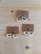 earrings - abstract - white - collab zürich