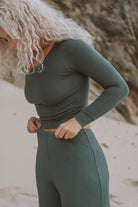 pants - bella - emerald - collab zürich