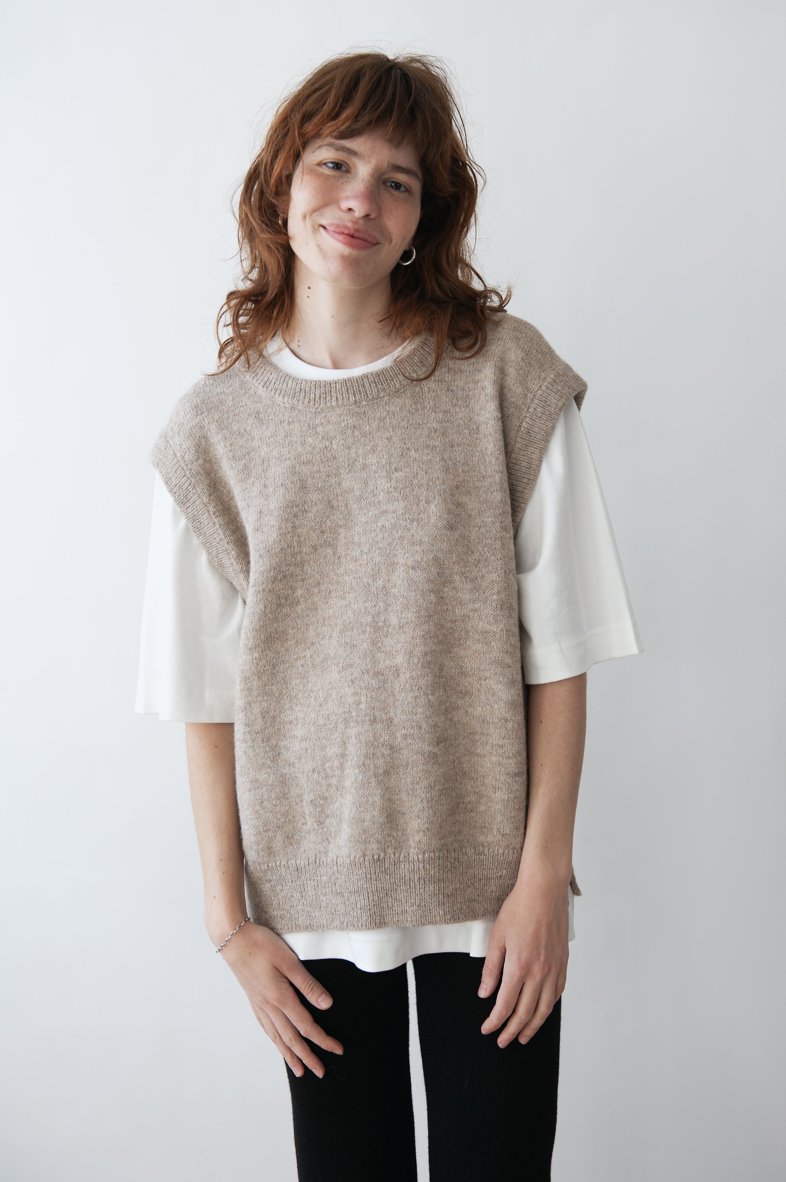 Wool Vest - Robin - Mocca - collab zürich