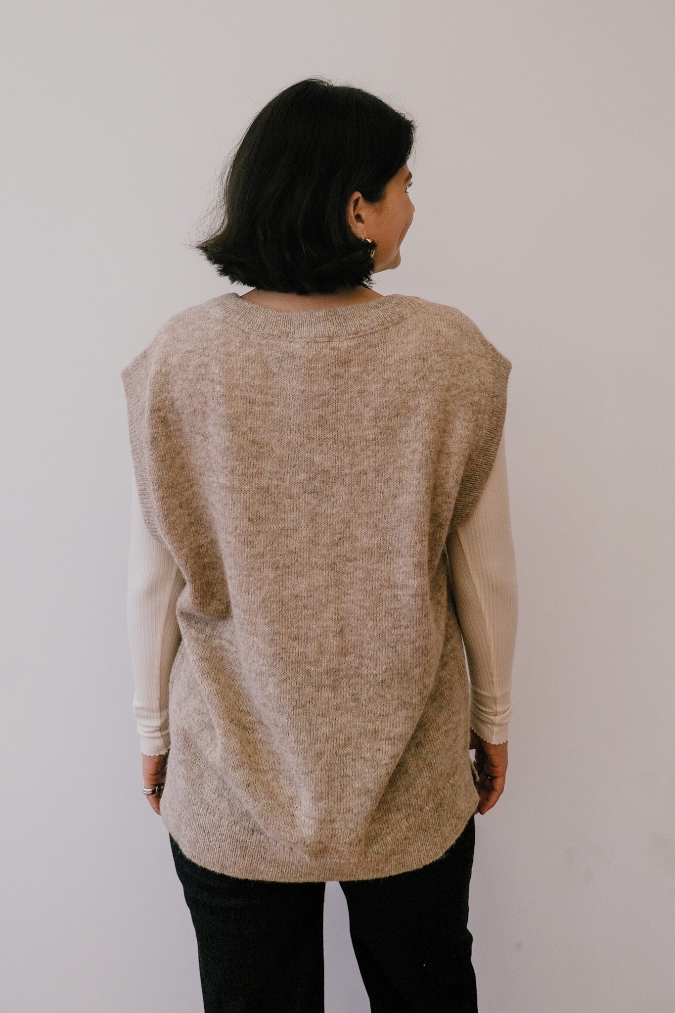 Wool Vest - Robin - Mocca - collab zürich