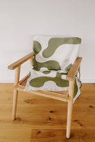 Cotton Blanket - no14 - Olive Shapes - collab zürich