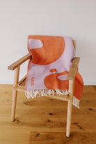 Wool Blanket - no8 - Orange Purple - collab zürich