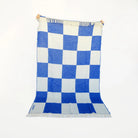 Wool Blanket - no2 - Blue Checks - collab zürich