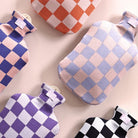 hot water bottle - checkered - collab zürich