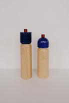 Salt / Pepper Grinder - Blue & Red - collab zürich
