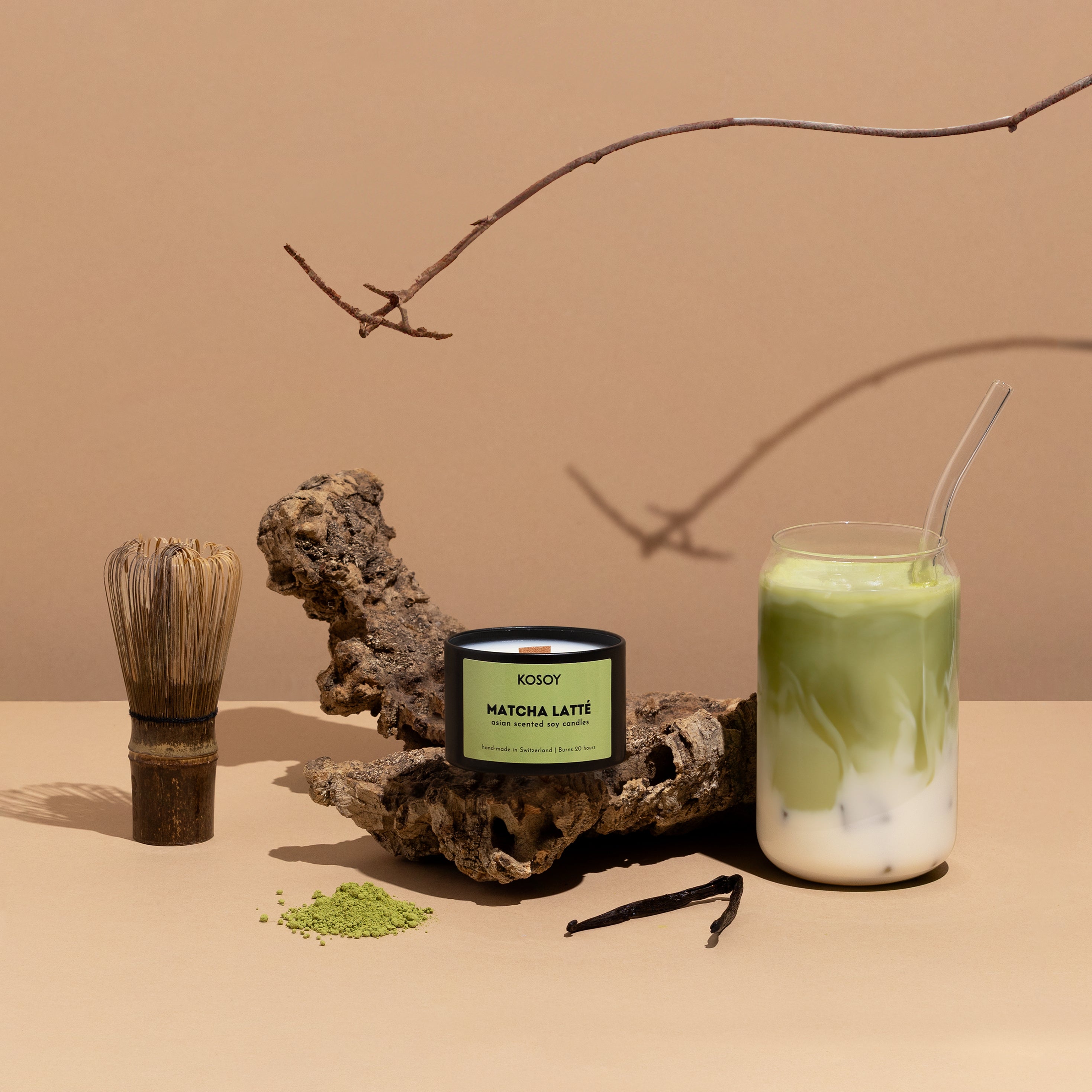 Scented Candle - Matcha Latté - collab zürich