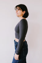 Longsleeve - Emma - Anthracite - collab zürich