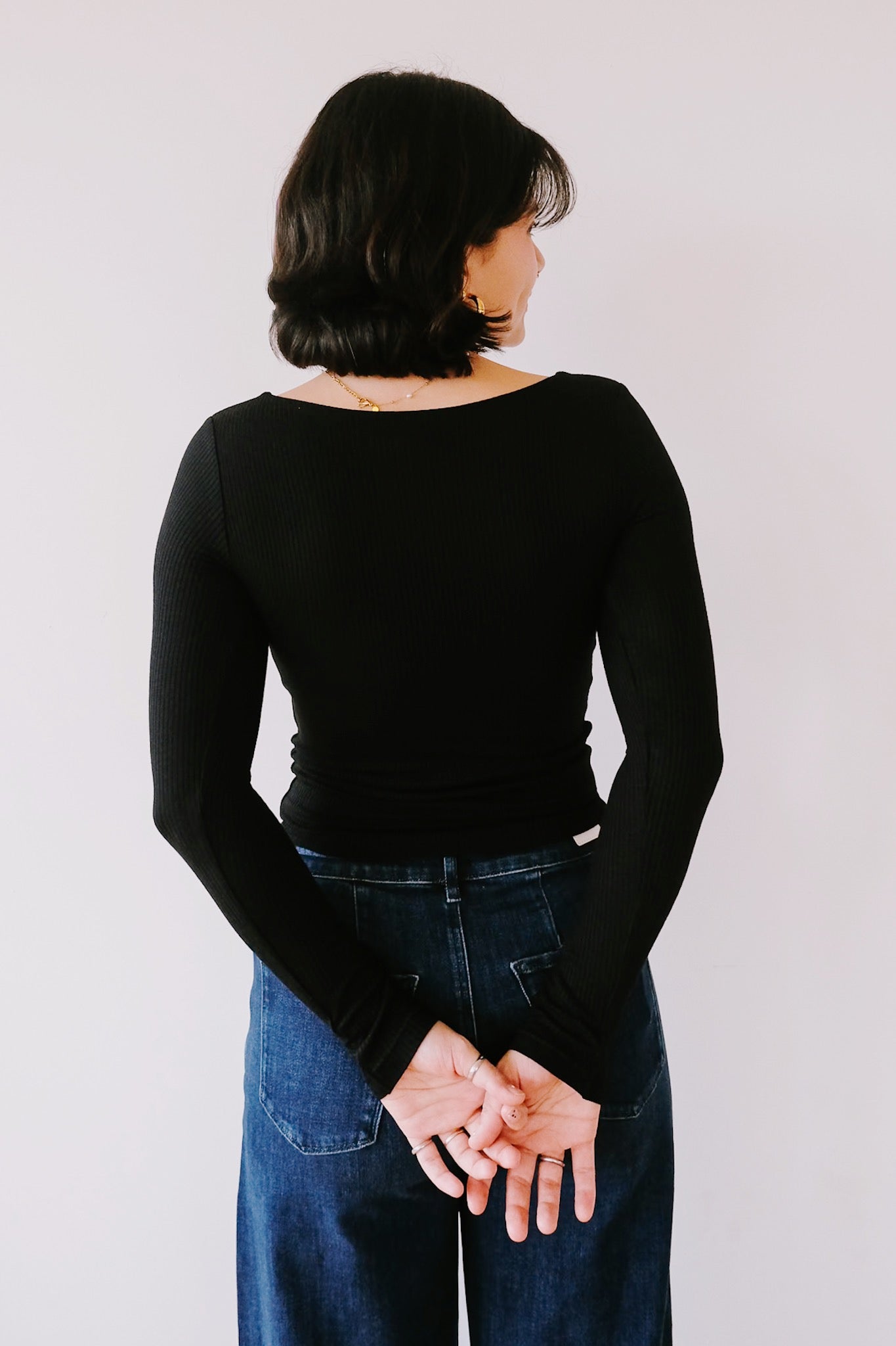 Longsleeve - Emma - Black - collab zürich