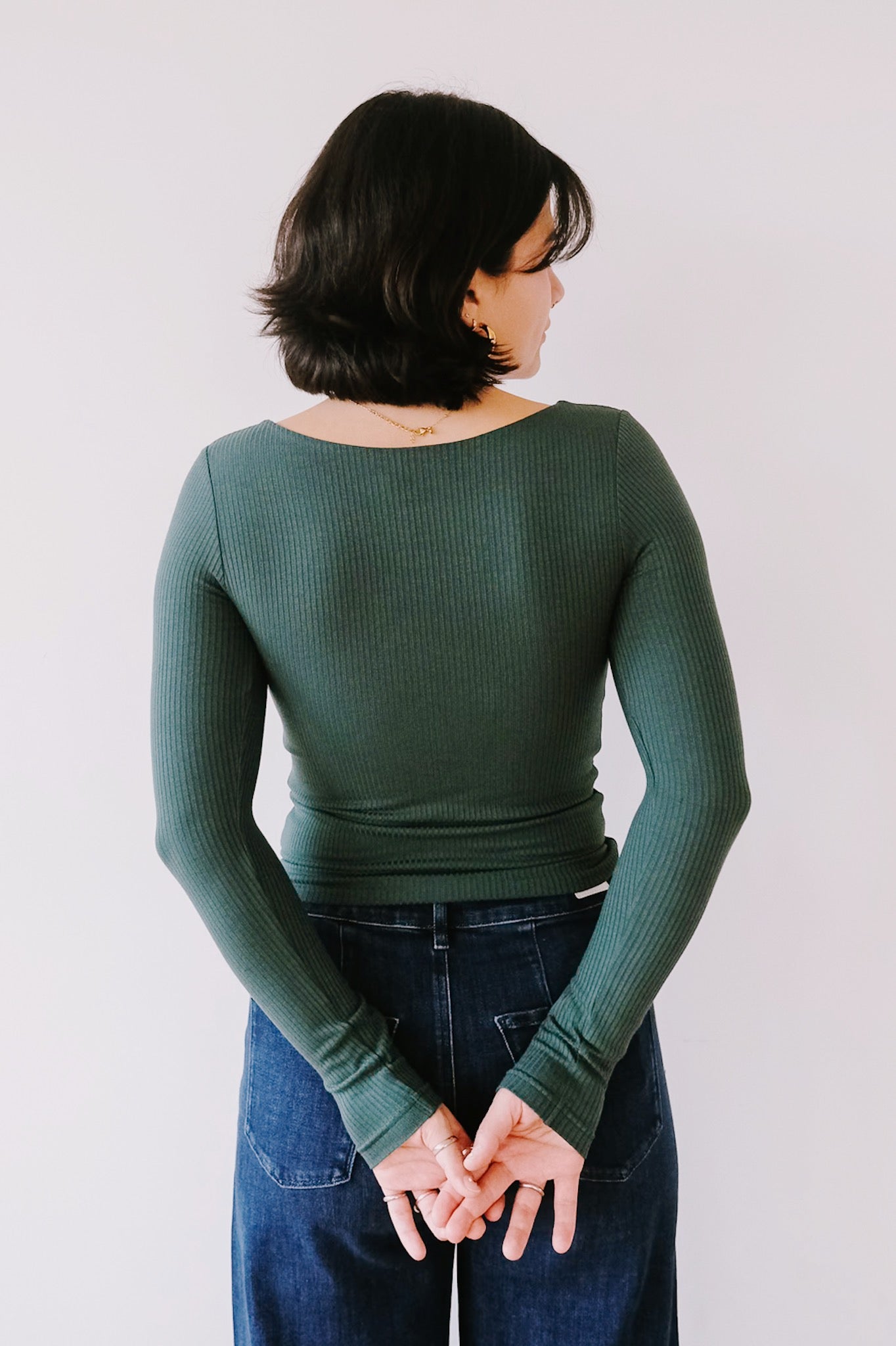 Longsleeve - Emma - Emerald - collab zürich