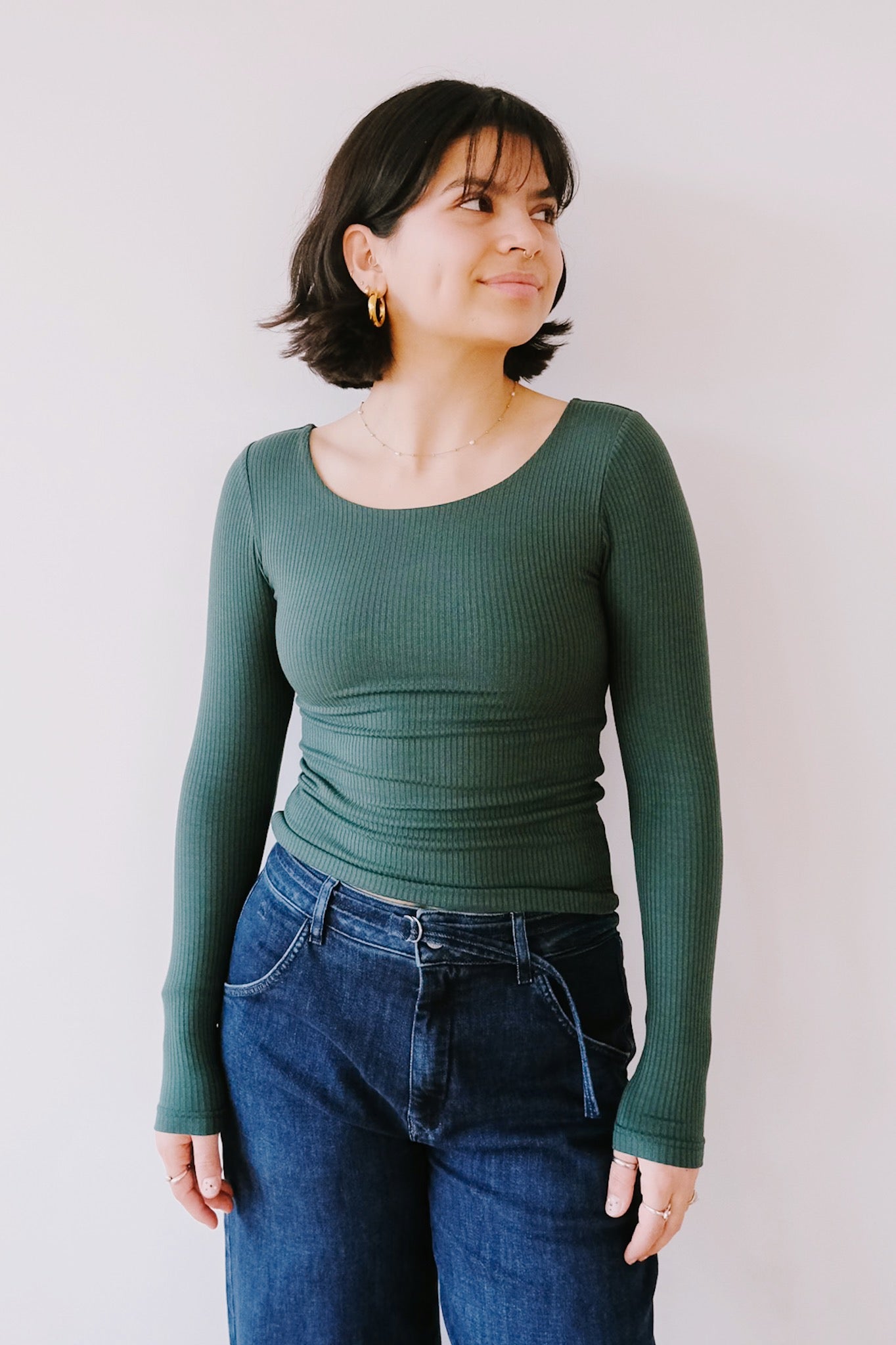 Longsleeve - Emma - Emerald - collab zürich