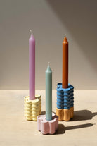 Candle Holder - Flora Small - Tangerine - collab zürich