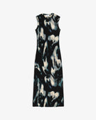 Cotton Open-Back Dress - Black Ocean - collab zürich