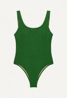 Swimsuit - Zephyr - Dark Green Terry - collab zürich
