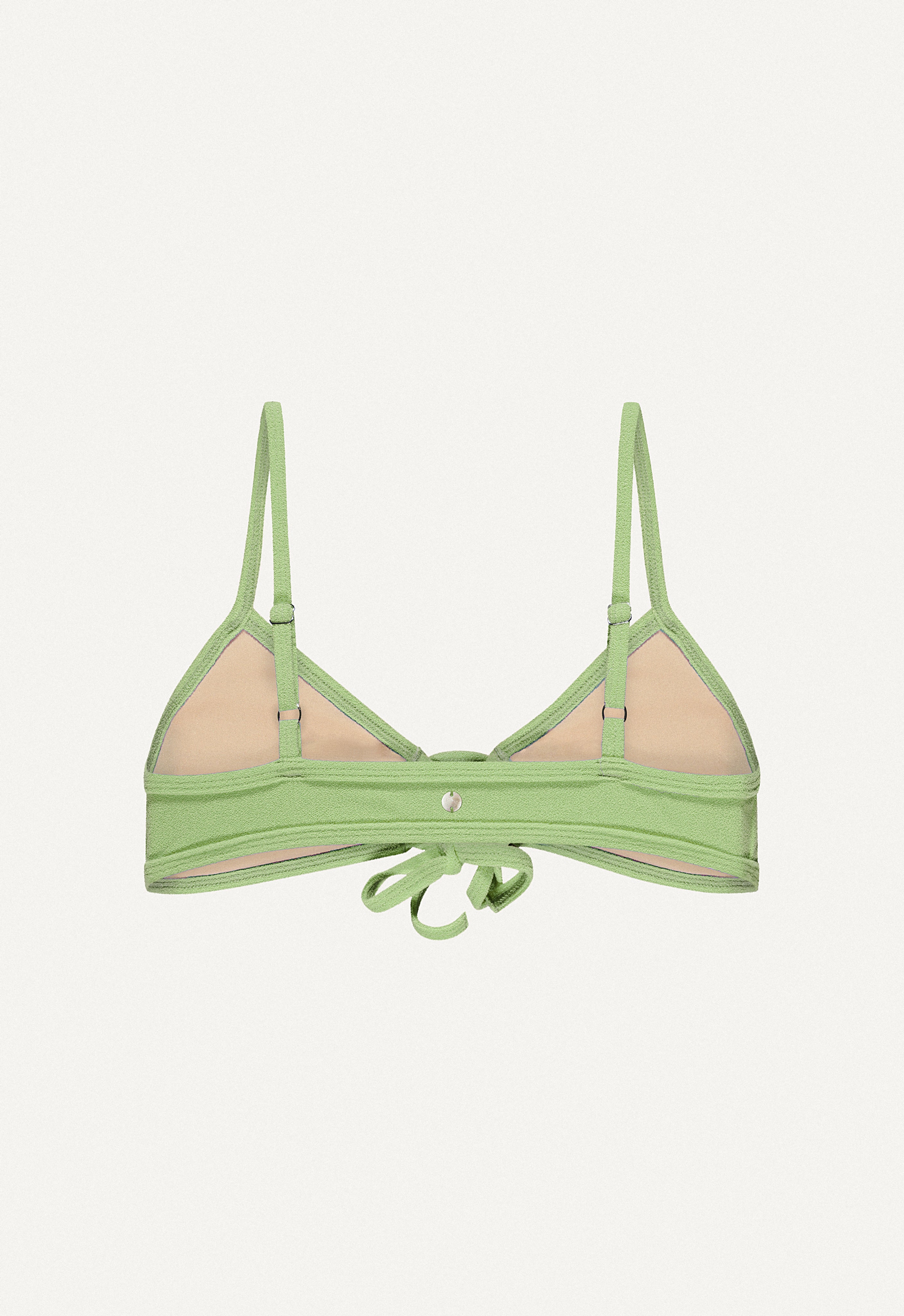 Bikini Top - Joran - Linden Green Terry - collab zürich