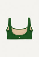 Bikini Top - Vento - Dark Green Terry - collab zürich