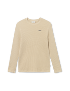 longsleeve - waffle - oat - collab zürich
