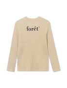 longsleeve - waffle - oat - collab zürich