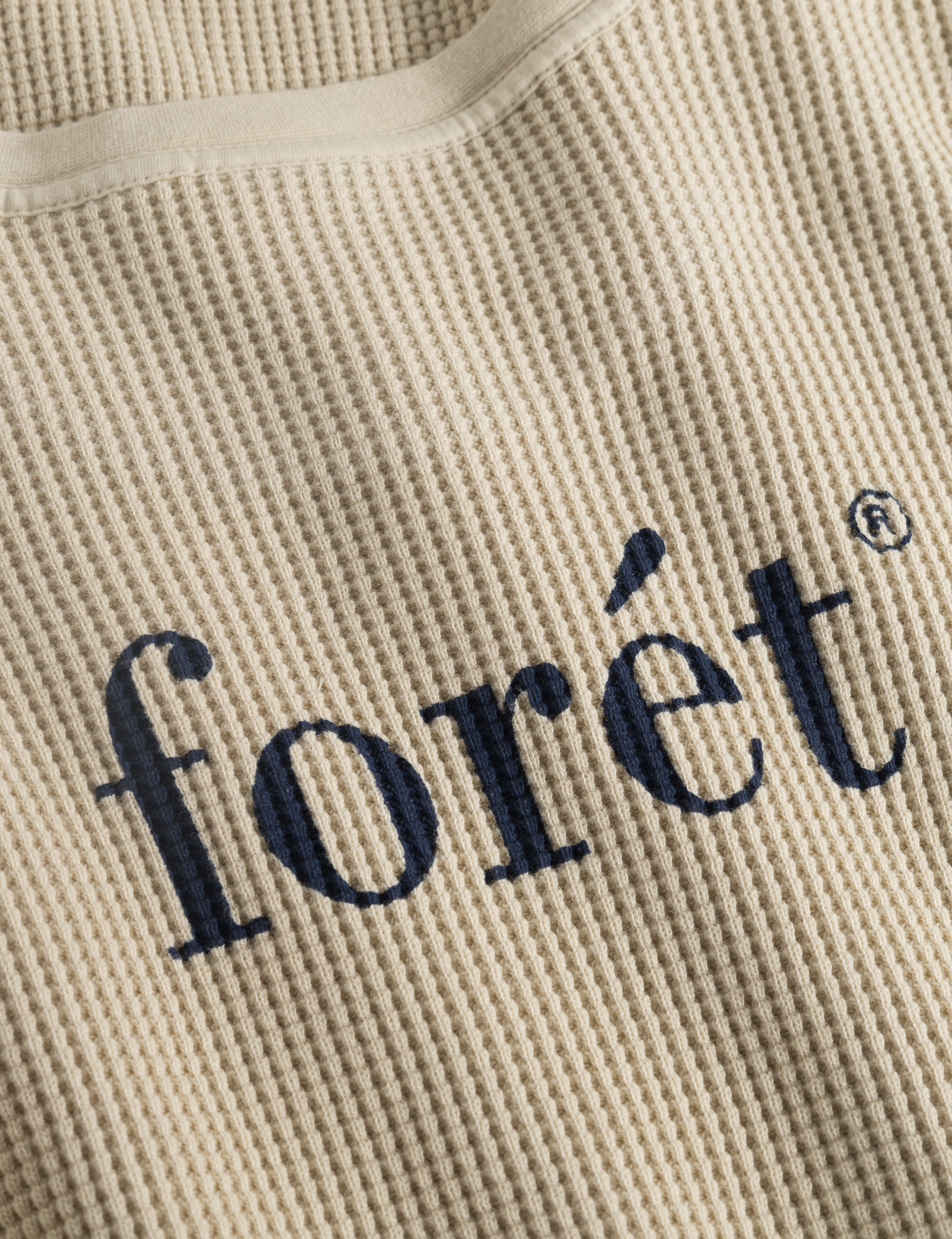 longsleeve - waffle - oat - collab zürich