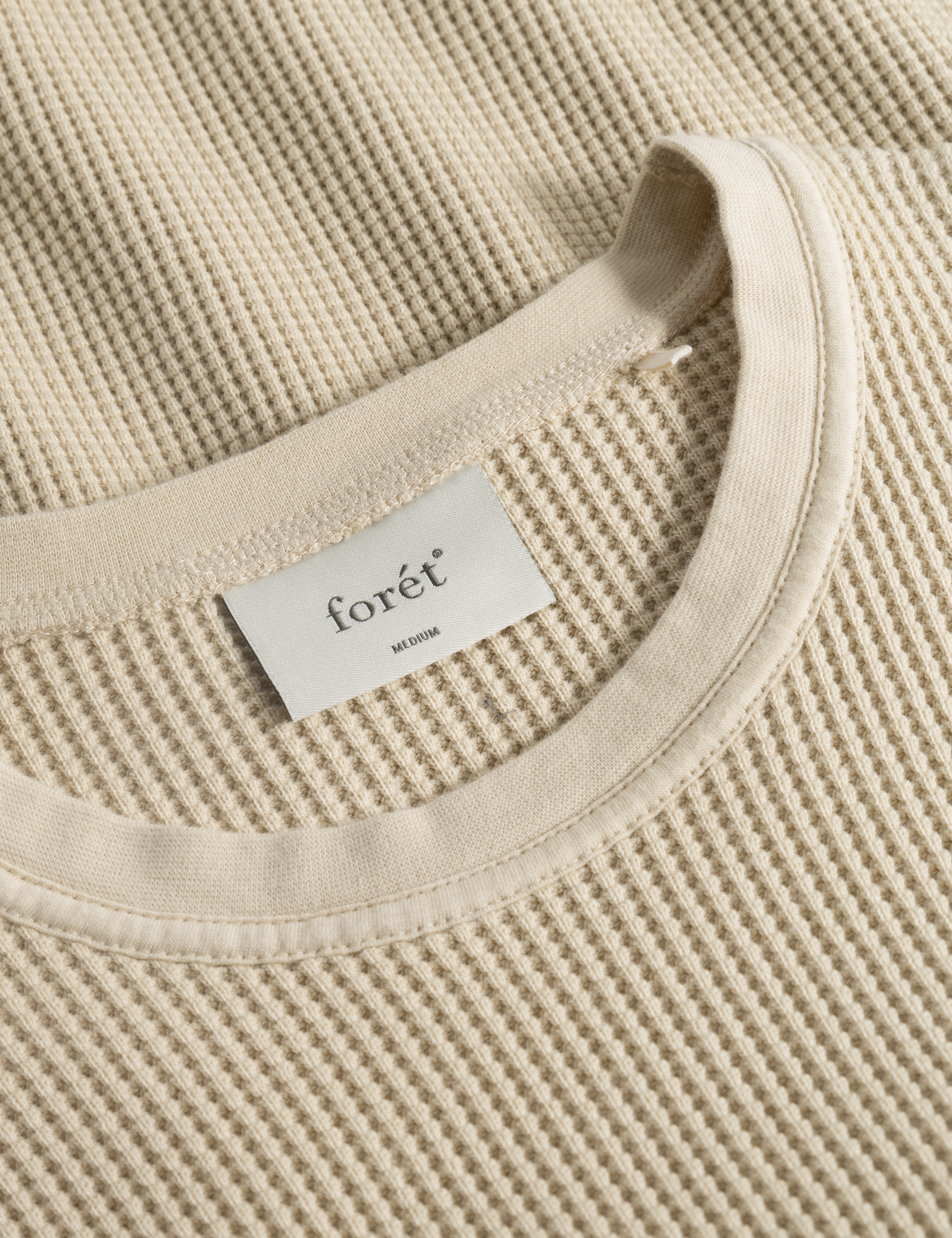 longsleeve - waffle - oat - collab zürich