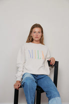 breastfeeding sweatshirt - milk - collab zürich