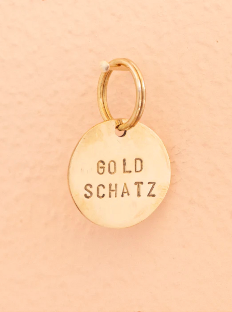 key - mini tag - gold schatz - collab zürich