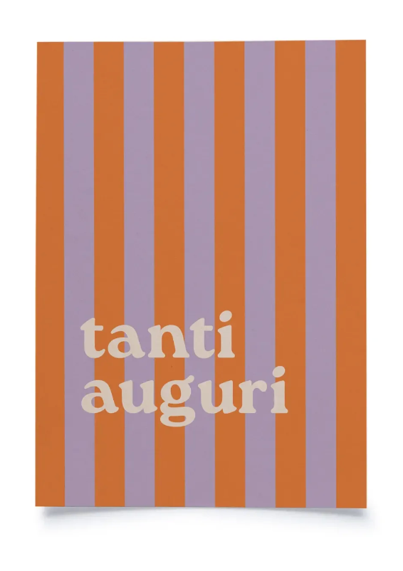 postcard - tanti auguri - collab zürich