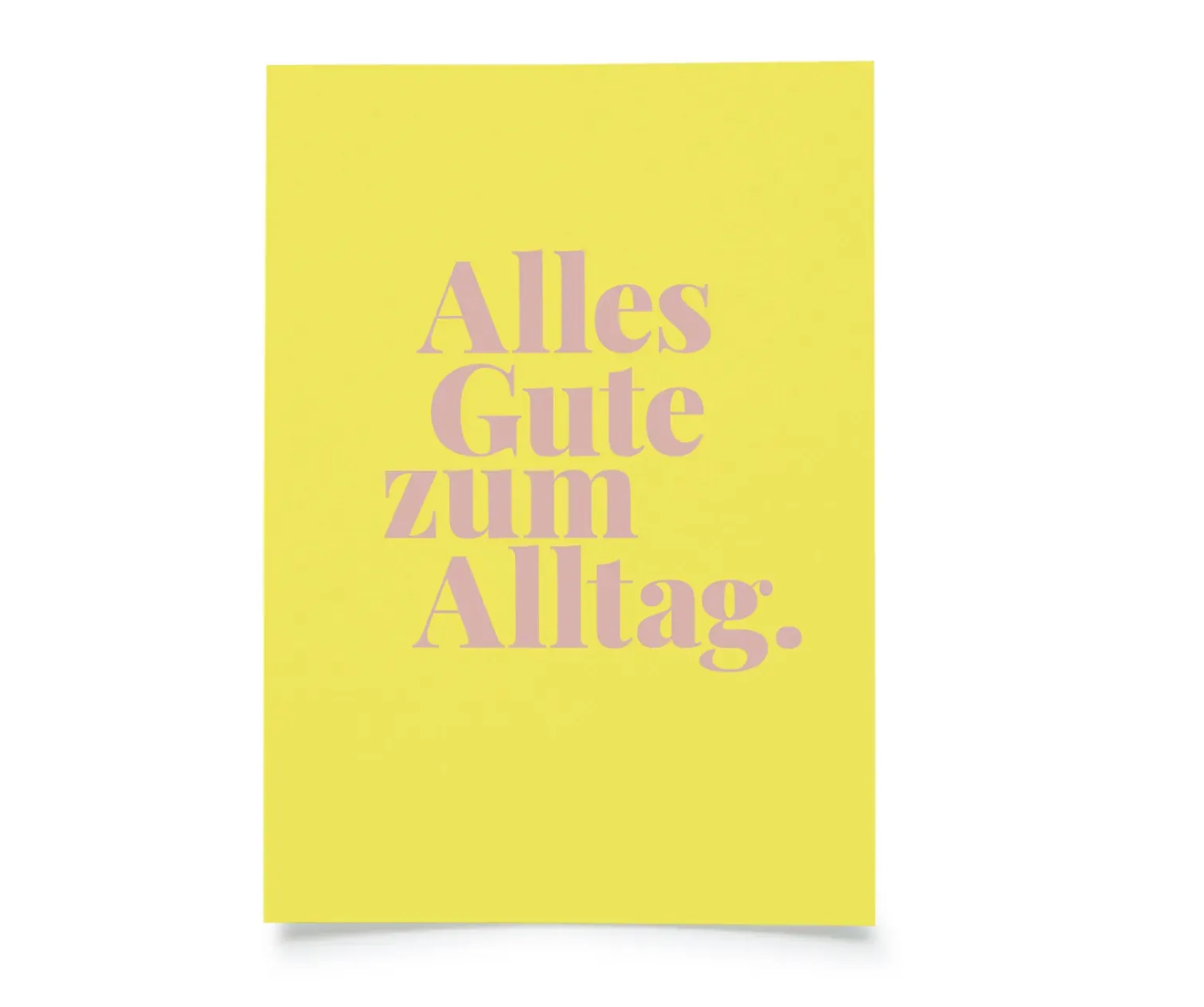 postcard - alles gute zum alltag - collab zürich