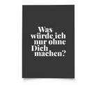 postcard - was würde ich nur ohne dich machen? - collab zürich