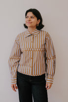 Esque Blouse - Duna - Striped - collab zürich